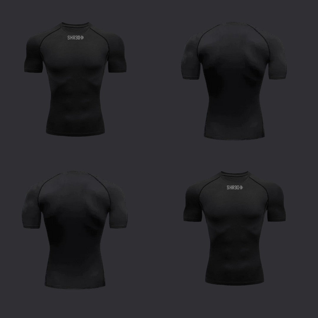 SHR3D BLACK COMPRESSION SHIRT